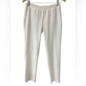 Eileen Fisher White Tapered Leggings Size XXS